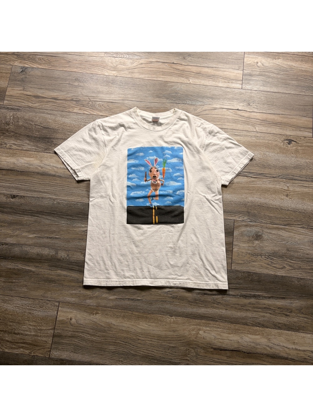 Supreme Mike Hill running tee, minor stains